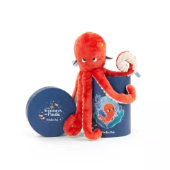   Moulin Roty - Pál polip kalandjai - Pál polip plüss díszdobozban (28 cm)