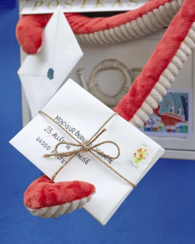 Moulin Roty - Pál polip kalandjai - Pál polip plüss díszdobozban (28 cm)