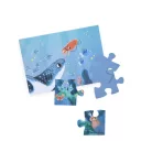 Moulin Roty - Pál polip kalandjai - sötétben világító kirakó, foszforeszkáló puzzle - A tenger alatt (24 db-os)