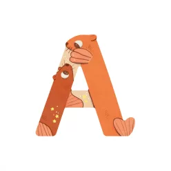 Moulin Roty - ABC - Fa betű - A - narancs