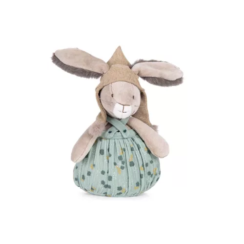Moulin Roty - A három kisnyuszi - Zenélő nyuszi - okker (23 cm)