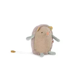   Moulin Roty - A három kisnyuszi - Zenélő süni- okker (23 cm)