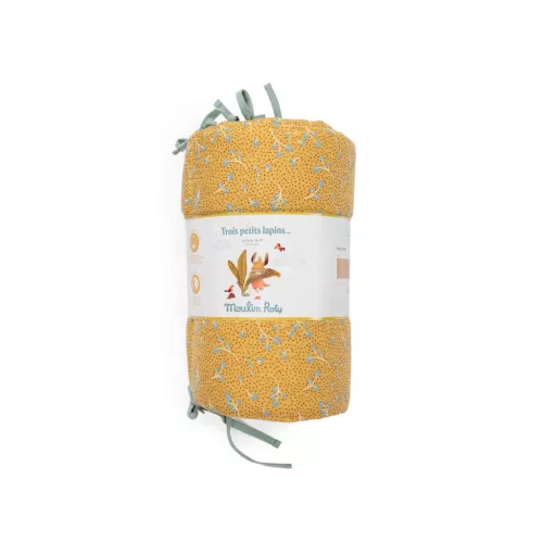 Moulin Roty - A három kisnyuszi - Ágyrácsvédő babaágyba - okker