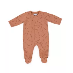   Moulin Roty - A három kisnyuszi - Pamut pizsama - rugdalózó - tégla (1 hónapos)