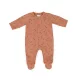 Moulin Roty - A három kisnyuszi - Pamut pizsama - rugdalózó - tégla (6 hónapos)