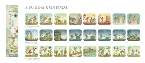 Moulin Roty - Diavetítő lámpa - Mesevetítő: A három kisnyuszi