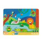 Moulin Roty - Kicsikék - Hangos puzzle - állatok 
