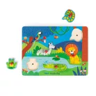 Moulin Roty - Kicsikék - Hangos puzzle - állatok 
