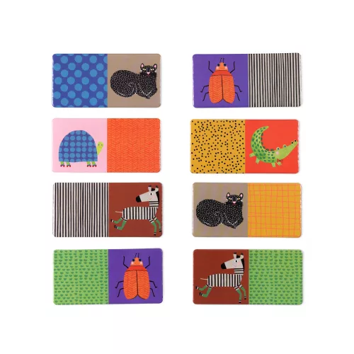 Moulin Roty - Kicsikék - Domino - motívumok