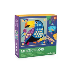   Moulin Roty - Kicsikék - 3 az 1-ben csipeszelős fejlesztő játék - színes golyók