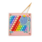 Moulin Roty - Kicsikék - 3 az 1-ben csipeszelős fejlesztő játék - színes golyók