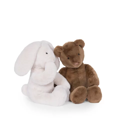 Moulin Roty - Artur és Lujzi - Nagy plüss maci (43 cm) - OEKO-TEX