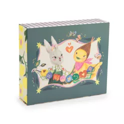   Moulin Roty - Aprócskák - Ékszerkészítő készlet fa gyöngyökkel