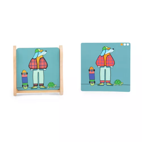Moulin Roty - Móka - Mix & match - készségfejlesztő logikai játék