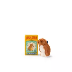   Moulin Roty - Pamacs és Pamut - Tejfogtartó doboz plüss hörcsöggel (11,5 cm)