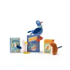 Moulin Roty - Pamacs és Pamut - Tejfogtartó doboz plüss hörcsöggel (11,5 cm)