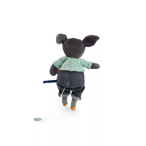 Moulin Roty - Pamacs és Pamut - Pamacs zenélő plüss kutya (27 cm)