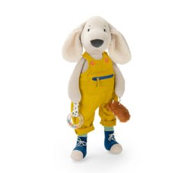   Moulin Roty - Pamacs és Pamut - Készségfejlesztő, fogalkoztató nagy Pamut kutya (56 cm)