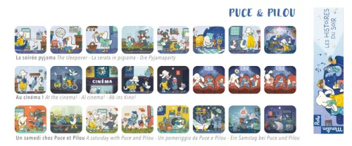 Moulin Roty - Diavetítő lámpa - Mesevetítő: Pamacs és Pamut