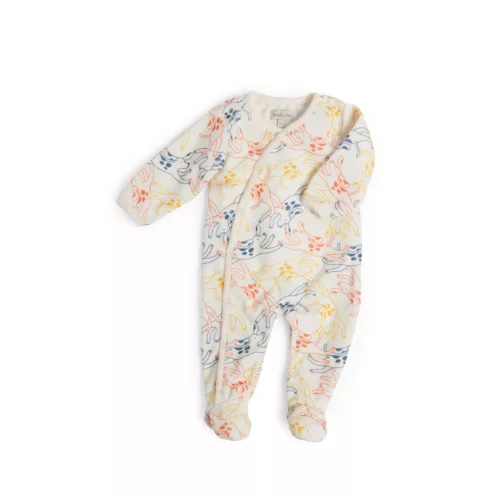 Moulin Roty - Pamacs és Pamut - Velúr pizsama - rugdalózó (12 hónapos)
