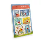 Moulin Roty - Pamacs és Pamut - Hangos puzzle