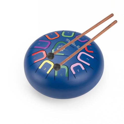 Moulin Roty - Pamacs és Pamut - Játékhangszer - Nyelves dob, handpan - nagy  (24 cm)