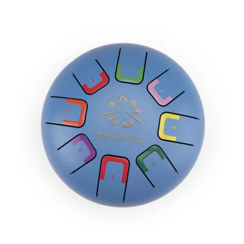 Moulin Roty - Pamacs és Pamut - Nyelves dob, handpan - kicsi (15 cm)