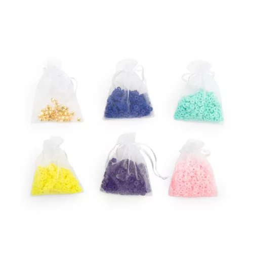 Moulin Roty - Csillaghullás - Pompom-kép készítő készlet, falidísz