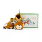 Moulin Roty - Az esőerdőben - Babacipő díszdobozban - Taigo leopárd