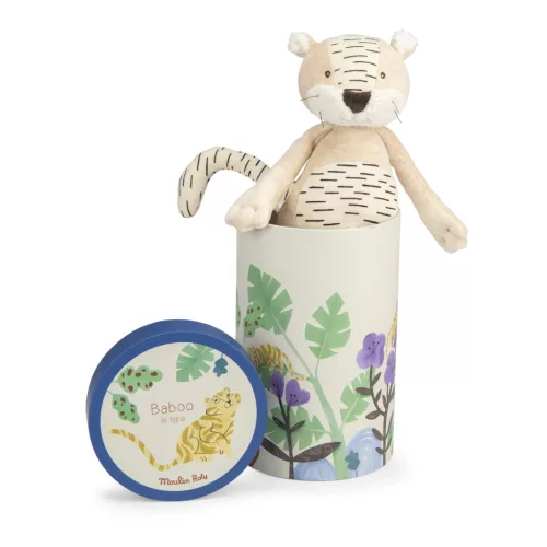 Moulin Roty - Az esőerdőben - Tigris plüss - Baboo
