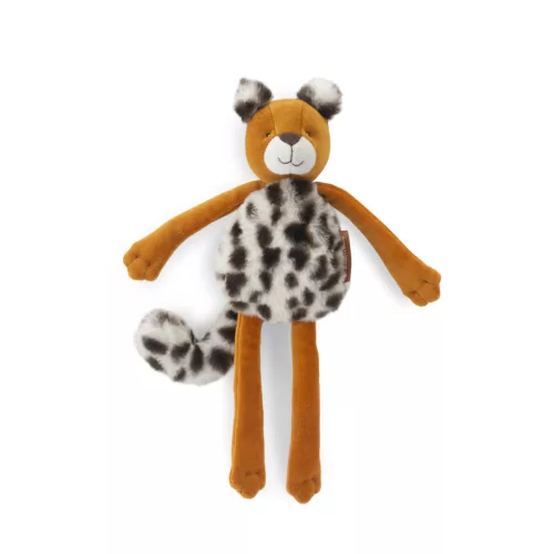 Moulin Roty - Az esőerdőben - Leopárd plüss csörgő - Taigo 