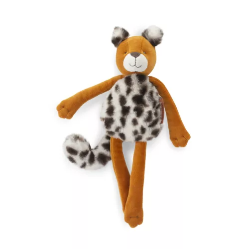 Moulin Roty - Az esőerdőben - Leopárd plüss csörgő - Taigo 