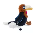 Moulin Roty - Az esőerdőben - Zenélő madár plüss - Litchi (25 cm)