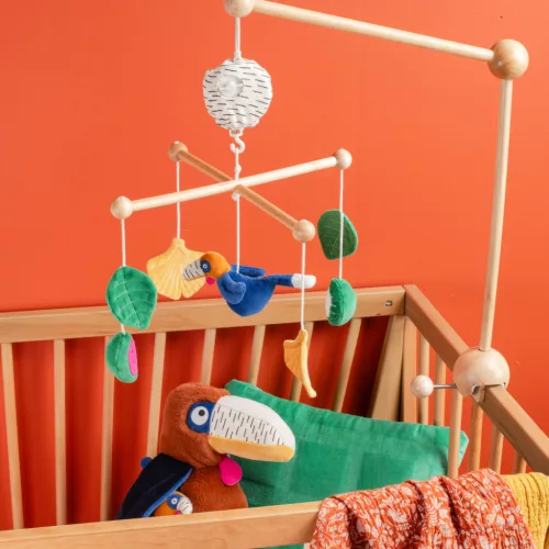 Moulin Roty - Az esőerdőben - Zenélő körforgó