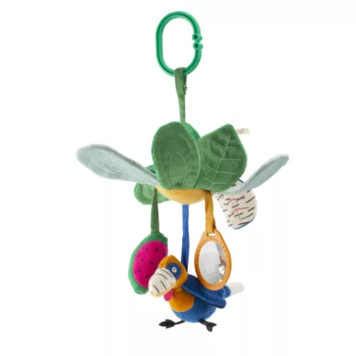 Moulin Roty - Az esőerdőben - Fellógatható készségfejlesztő - Virág 