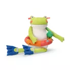 Moulin Roty - Békák a tavon - Készségfejlesztő, fogalkoztató nagy béka plüss (71 cm)