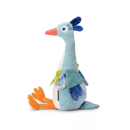 Moulin Roty - Békák a tavon - Készségfejlesztő, fogalkoztató nagy gém  plüss (56 cm)