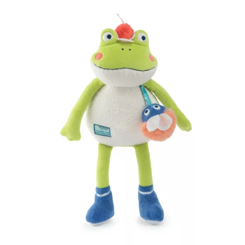 Moulin Roty - Békák a tavon - Zenélő béka plüss - Regina (30 cm)