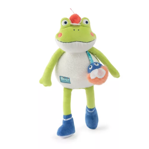 Moulin Roty - Békák a tavon - Zenélő béka plüss - Regina (30 cm)