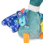 Moulin Roty - Békák a tavon - Készségfejlesztő, fogalkoztató kacsa plüss - Leon (30 cm)