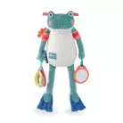 Moulin Roty - Békák a tavon - Készségfejlesztő, fogalkoztató béka plüss - Raul (34 cm)