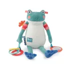 Moulin Roty - Békák a tavon - Készségfejlesztő, fogalkoztató béka plüss - Raul (34 cm)