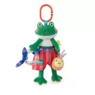 Moulin Roty - Békák a tavon - Fellógatható foglalkoztató kacsa plüss - Renáto (23 cm)