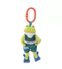 Moulin Roty - Békák a tavon - Fellógatható fogalkoztató béka plüss (19 cm)