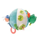 Moulin Roty - Békák a tavon - Plüss készségfejlesztő labda (16 cm)
