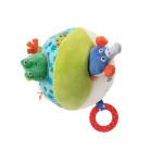 Moulin Roty - Békák a tavon - Plüss készségfejlesztő labda (16 cm)