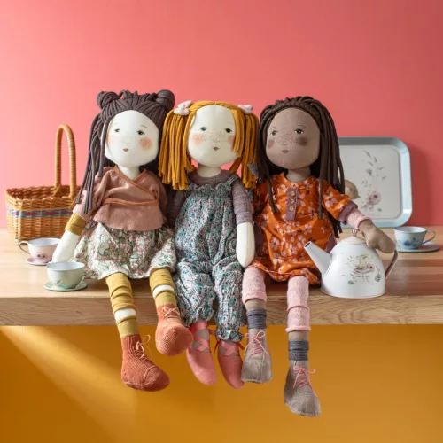 Moulin Roty - Rózsababák - Viola baba - 45 cm