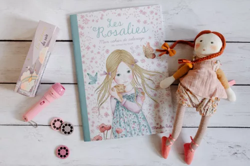 Moulin Roty - Rózsababák - Flóra baba - 31 cm