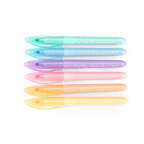 Moulin Roty - Rózsababák - Filctoll készlet - pasztell - 6 db