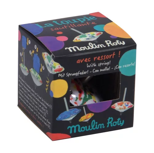 Moulin Roty - Apró csodák - Festékfoltos rugós pörgettyű